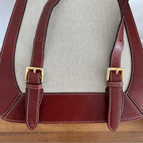 Vintage Bally Leather & canvas backpack - Picture 10 of 10